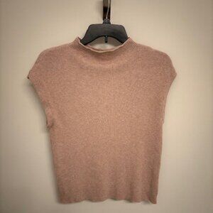 Vila Milano Knit Top in Heather Petunia Small